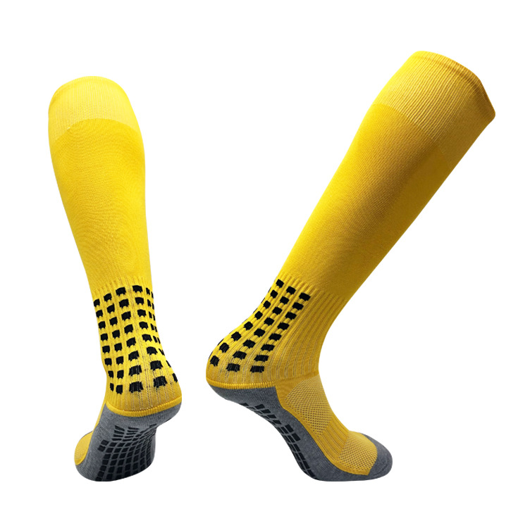 Adult Professional Anti-wear Anti-slip Towel Bottom Breathable Knee High Football Socks